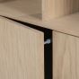 Boekenkast Harvey - eikenhout - 180x90 cm