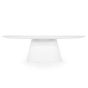 Ovale eettafel Elin - 250x110 cm - wit
