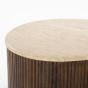 Salontafel Mari - 129x84x36 cm - bruin