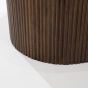 Salontafel Mari - 129x84x36 cm - bruin