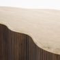 Salontafel Mari - 129x84x36 cm - bruin