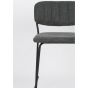 Viken barstoel 65 cm donkergrijs zwart