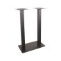 Restaurant/Bartafel 120x70x108 cm - straight edge - espresso