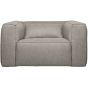 Fauteuil Bean Incl. Kussen Lichtgrijs Gemeleerd
