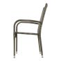 Cornelia terrasstoel wicker grijs - OUTLET B