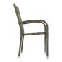 Cornelia terrasstoel wicker grijs - OUTLET B