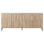 New Gravure dressoir 200cm grenen eiken naturel van het woonmerk WOOOD