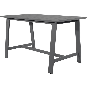Bartafel Malibu Donkergrijs
