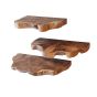 Hall wandschap - set van 3 - naturel van het woonmerk Fraaai