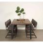 Basto eettafel - 180 cm - bruin