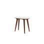 Romano salontafel 51x40x39 cm - travertin zand/hout bruin