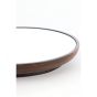 Mamali spiegel Ø56 cm - mangohout bruin