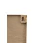 Lolita wandornament 80x1,5x80 cm - antiek brons