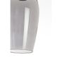 Lukaro hanglamp Ø17x36 cm - antiek brons/glas smoke