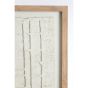 Haipa wandornament 74x2x90 cm - papier-maché crème