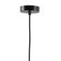 Lukaro hanglamp Ø17x36 cm - antiek brons/glas smoke