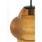 Ovnis hanglamp Ø35x40 cm - glas bruin