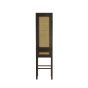 Nipos kast met lade 45x40x180 cm - mangohout donkerbruin
