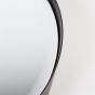 Janice ronde spiegel M - zwart - OUTLET B