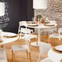 Jenna eettafel wit 120 cm