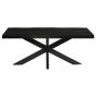 Norris eettafel 220 cm - zwart