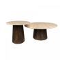 Valentino ronde salontafel - Ø75 cm - beige