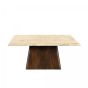 Valentino vierkante salontafel - 75x75 cm - beige