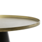 Salontafel Popeta Ø75 cm antiek brons van het woonmerk Light & Living