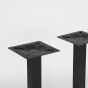 Restauranttafel 120x70x74 cm - straight edge - espresso