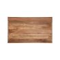 Restauranttafel 120x70x75 cm - straight edge - naturel