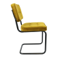 Ivy buisframe stoel velvet goud