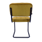 Ivy buisframe stoel velvet goud