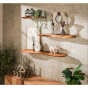 Boka organische wandplank - 60 cm - naturel