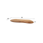 Boka organische wandplank - 60 cm - naturel