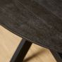 Eettafel Brandy ovaal 210 cm - zwart