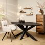 Eettafel Brandy ovaal 160 cm - zwart