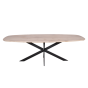 Eiken eettafel Ferris Deens ovaal 240 cm