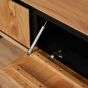 Zwevend tv-meubel RichWood 120 cm - naturel