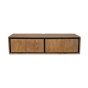 Zwevend tv-meubel RichWood 120 cm - naturel
