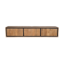 Zwevend tv-meubel RichWood 160 cm - naturel