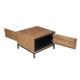 Bijzettafel RichWood 60 cm - naturel