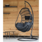 Sturdy hangstoel zwart van het woonmerk Les