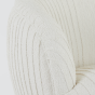Fauteuil Tilton bouclé crème