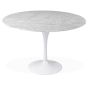 Tulp tafel onderstel voor rond blad | wit glans