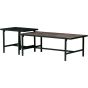 Salontafel Turn Around Zwart 35x100x54 cm - OUTLET A