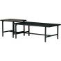 Salontafel Turn Around Zwart 35x100x54 cm - OUTLET A