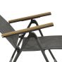 Arezzo terrasstoel textileen verstelbaar van het woonmerk Les