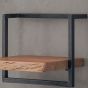 Woody Metaal wandplank 40 cm