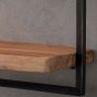 Woody metaal wandplank 65 cm - OUTLET B
