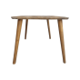 Rechthoekige eettafel Omaha - 200 cm - naturel